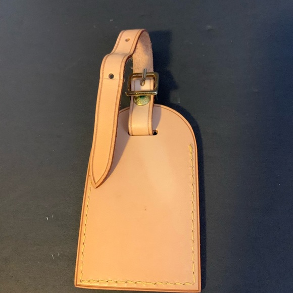 Louis Vuitton name / address tag initial AT - Picture 2 of 5